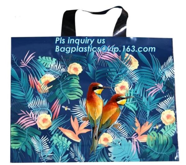 pvc shopping bags, full print coverage bags, printed shopper, shopper carrier
