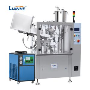 ISO Leakproof Toothpaste Packaging Machine , SUS304 Ointment Filling Machine