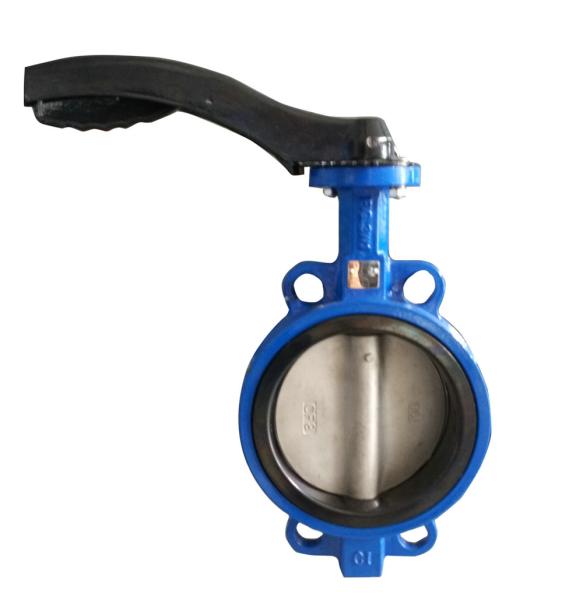 pn16 Cast Ductile Iron Wafer Lug butterfly valve Electric Pneumatic Aluminium