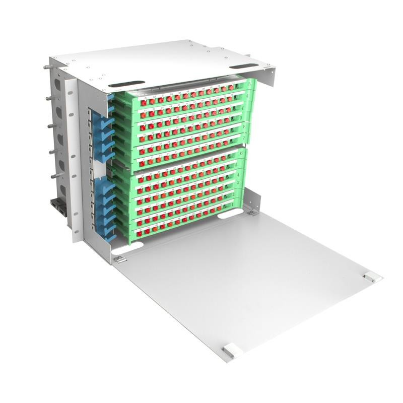 144 Core ODF Patch Panel Sc / Fc Adapter 19 Fiber Optic Patch Panel