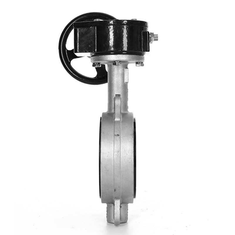 Worm Gear Operated Rubber Seal Wafer Butterfly Valve for Sea Water