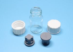  18mm White PP Plastic Screw Caps Used For Threaded Glass Bottle Manufactures