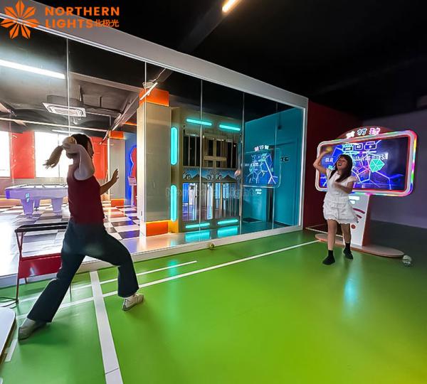 Multiple People Play Against Each Other Team Building Interactive Multiplayer