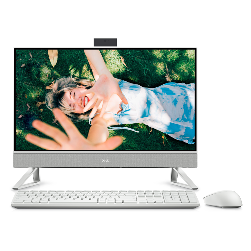 Dell Inspiron IN5415 23.8" AMD Ryzen R3-5425U 8GB 256GB SSD White All-in-One Computer