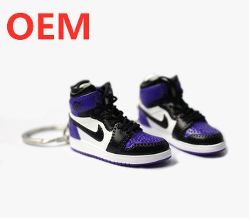 Custom Mini 3D Keychain Ringkey Color AJ Collection Keychain