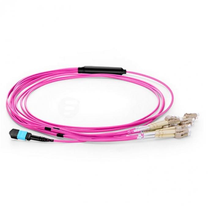 OM1 OM2 OM4 MPO LC DX Fanout Cable 0.5M Mutilmode
