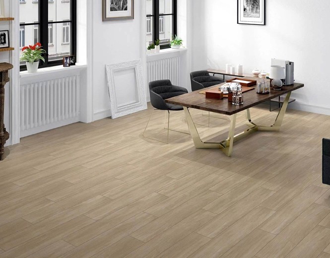 Scratch-Resistant 200x1000mm Yellow And Gray Wooden Porcelain Strips For Kitchen Firebrick Inside Floor Strip For Renovation