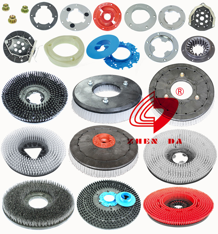 Middle Stiff 13Inch Floor Cleaning Brush PP For Scrubber Dryer Machines