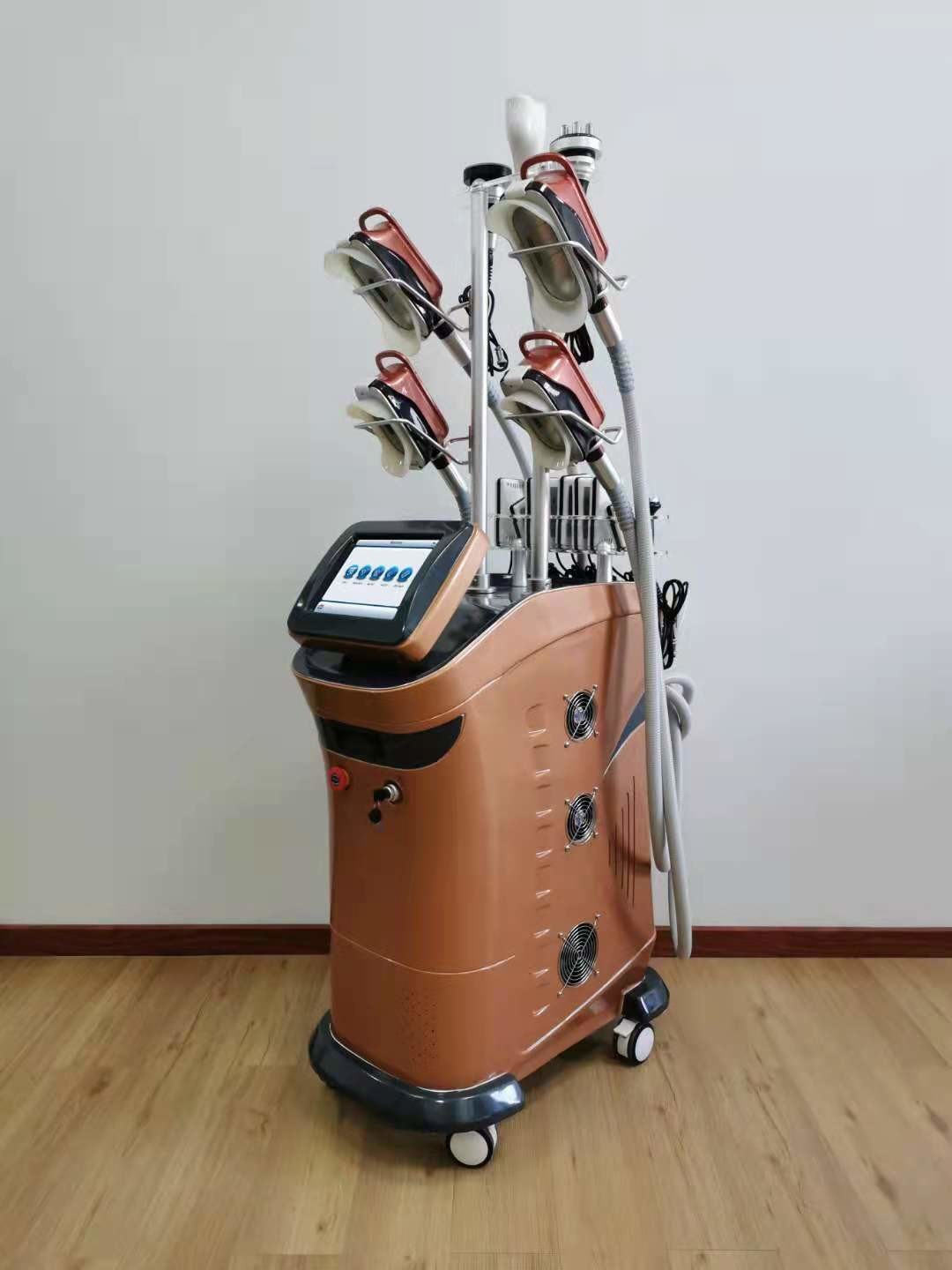 360 Cryolipolysis Slimming Machine RF Vacuum Cavitation Beauty Salon Instrument