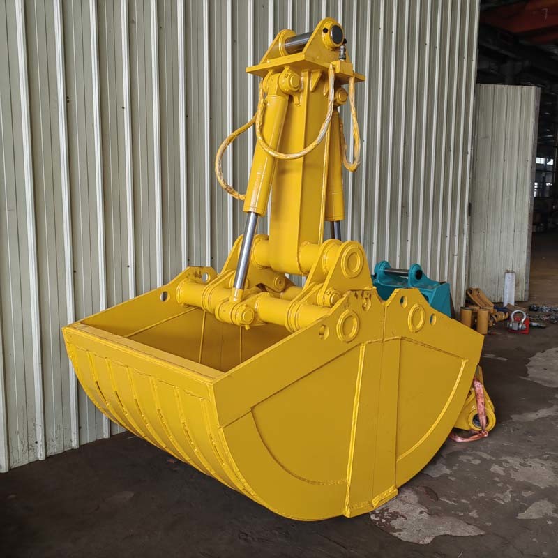Custom Clamshell Bucket For CAT320D PC200 Teledipper With Clamshell
