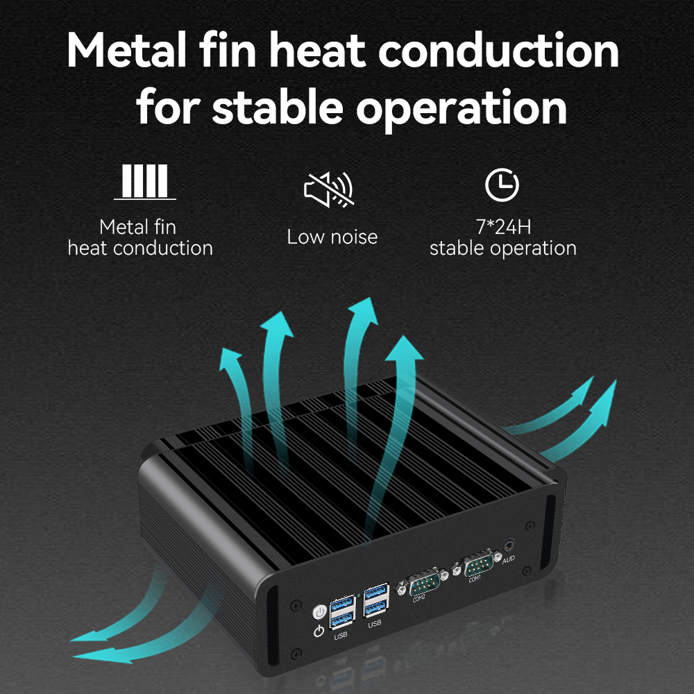 Intel Core i7 4500U PC With Dual LAN Dual COM and 4 USB3.0 Industrial Mini PC