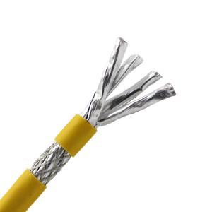 Twisted Pair CAT6A CAT7 CAT8 Cable Double Shielded PVC SFTP 23AWG