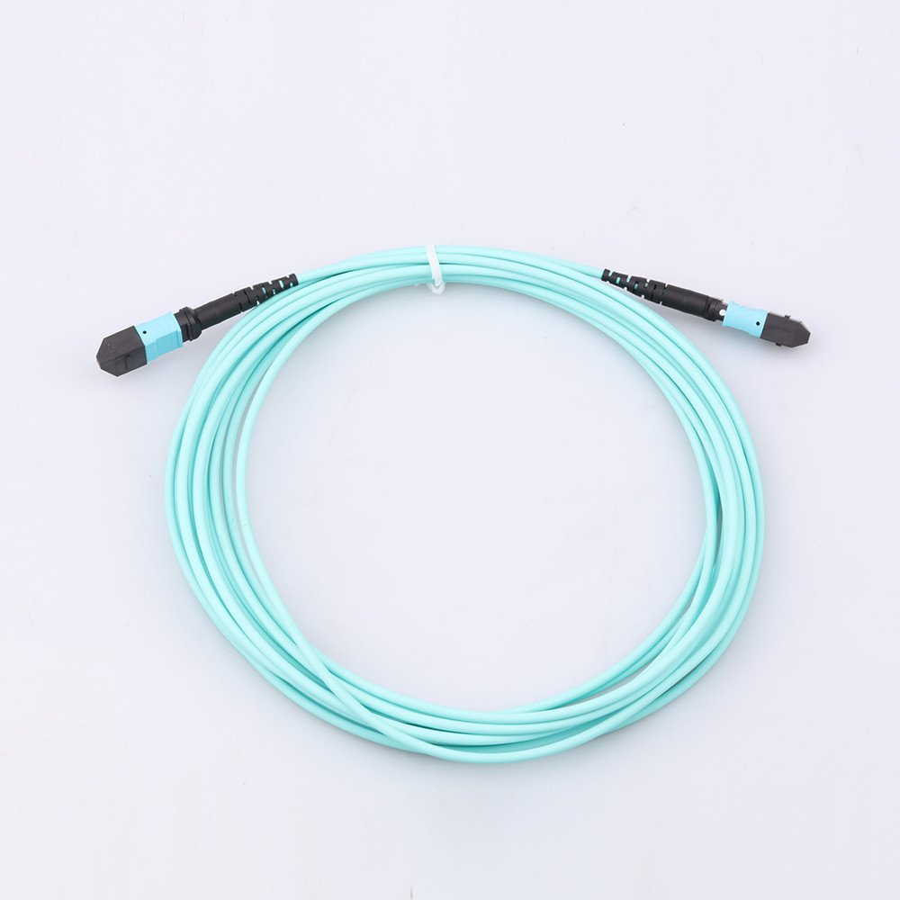 UPC / APC Fiber Optic Patch Cord , OM3 MTP MPO Fiber Cable 3mm