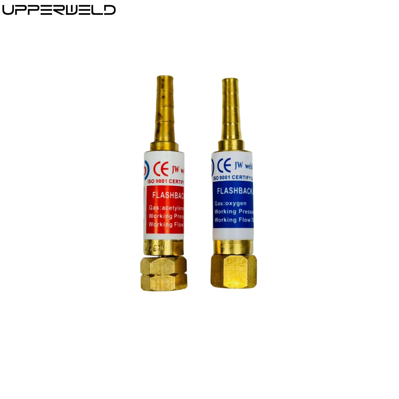 2600L/T 7000L/H Brass Copper Upper Welding Flashback Arrestor for Oxygen and Acetylene