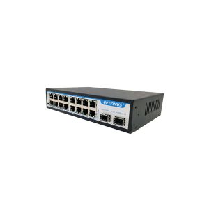 RJ45 16 Port Power Over Ethernet POE Switch Media Converter FTTH