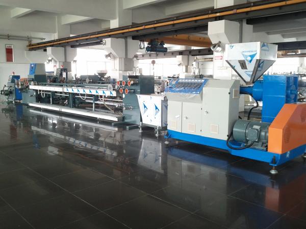 Blue Color Plastic Strap Making Machine Pp Strap Production Line 50-80kg/Hr