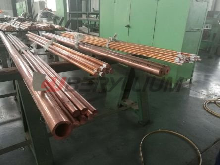 High Hardness Chromium Zirconium Copper Round Bars For Welding Wheels