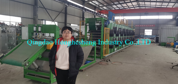 Automatic Mesh Belt Type Batch Off Cooler 400m/Min For Rubber Sheet