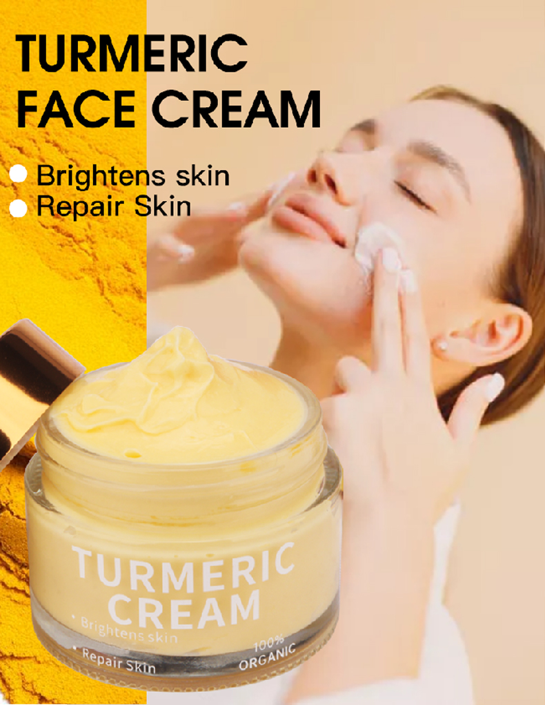 Organic Skin Care Acne Wrinkle Dark Spot Moisturizer Bleaching Turmeric Face Cream
