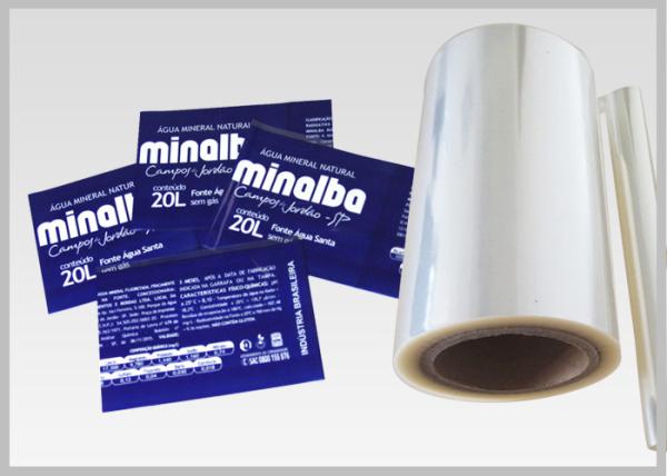 Transparent Polylactide Label Biodegradable Film , Full - Body Sleeve Printable