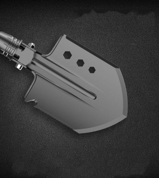 OEM 76cm Multifunctional Outdoor Shovel , Self Defense Multi Purpose Tactical