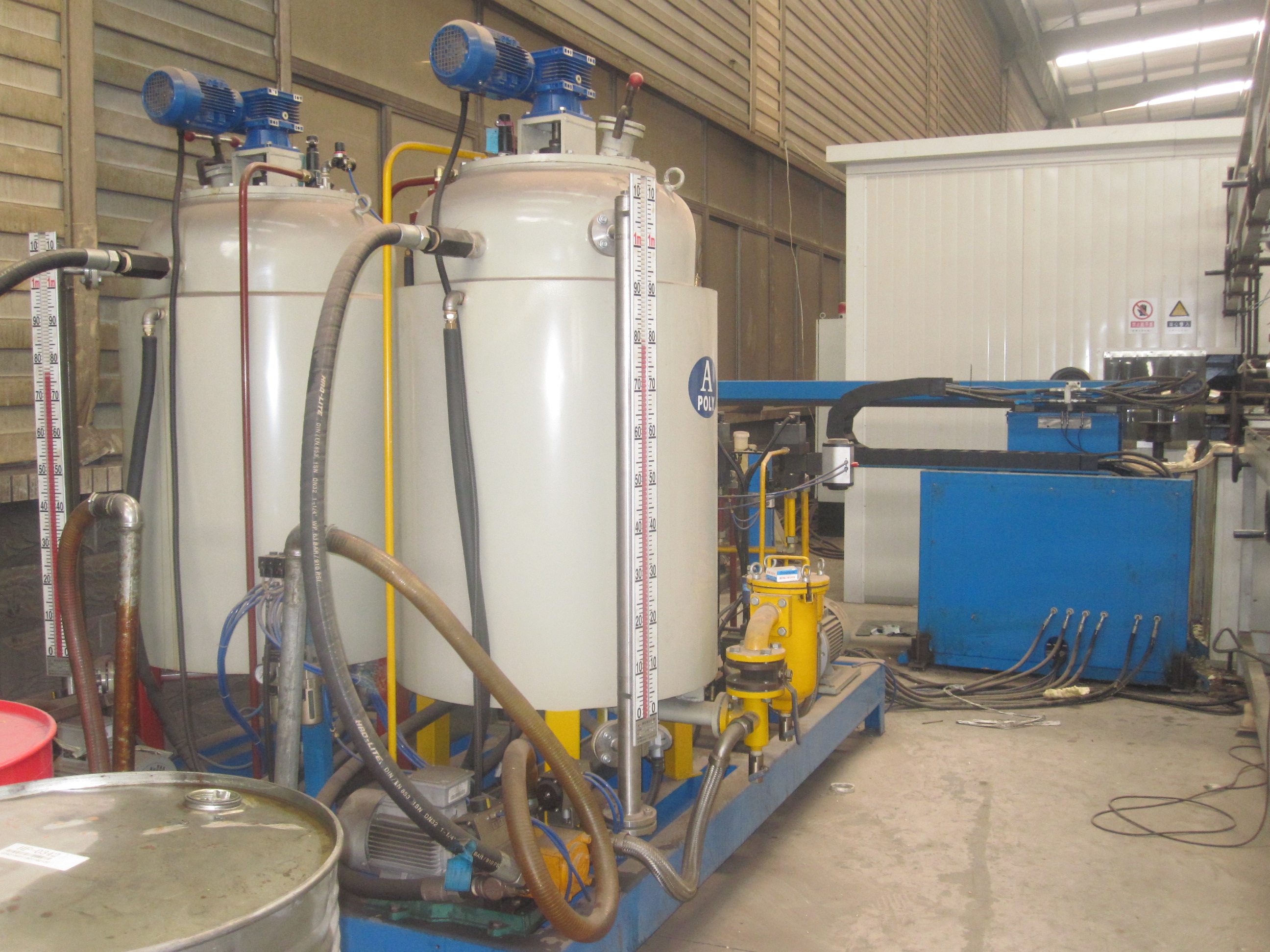 3 phase 1200mm Continuous PU Sandwich Panel Production Line Automatic