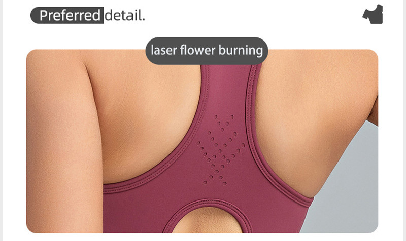 Running Crop Top Plus Size Sports Bra Active Stretch Shockproof With Breathable Mesh