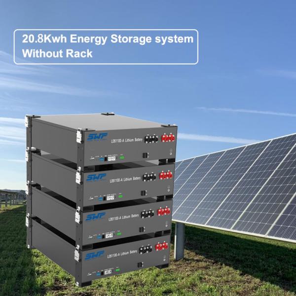 Rack Mounted Domestic Battery Storage 51.2V 100Ah LiFePO4 EVE cells 6000 cycles
