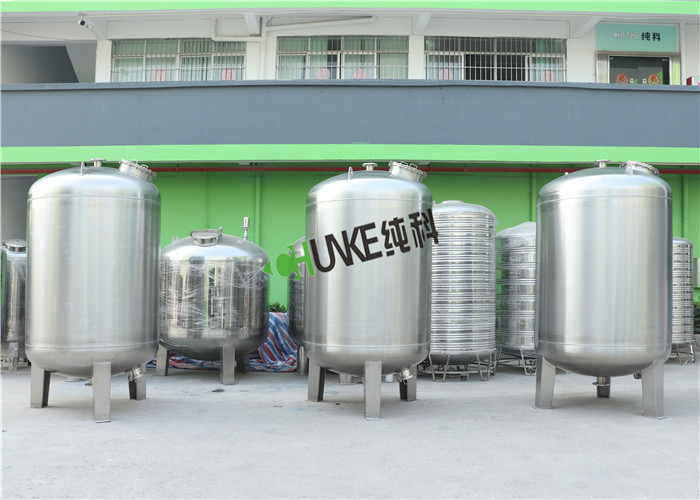 Stainless Steel SS304 Water Filter Tank Carbon Filter Sand Filter Housing Water/Milk/Juice/Beer Storage Tank