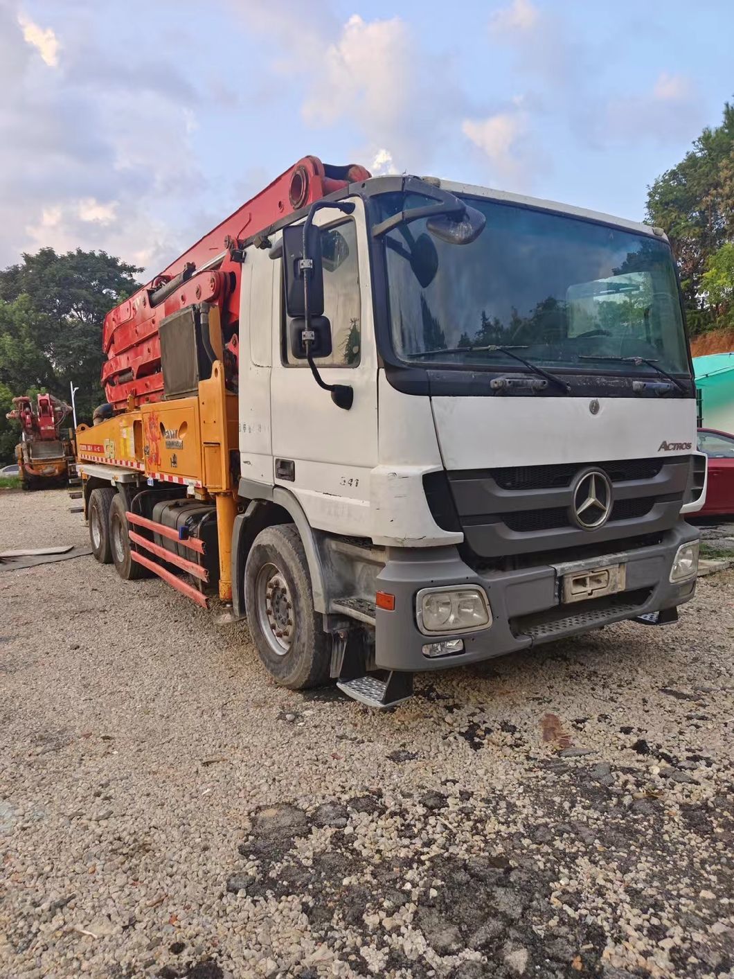 Heavy Equipment 38m Concrete Boom Pump Used Concrete Pump Truck Construction Machinery Concrete Mixer Truck Truck Mounted Pump