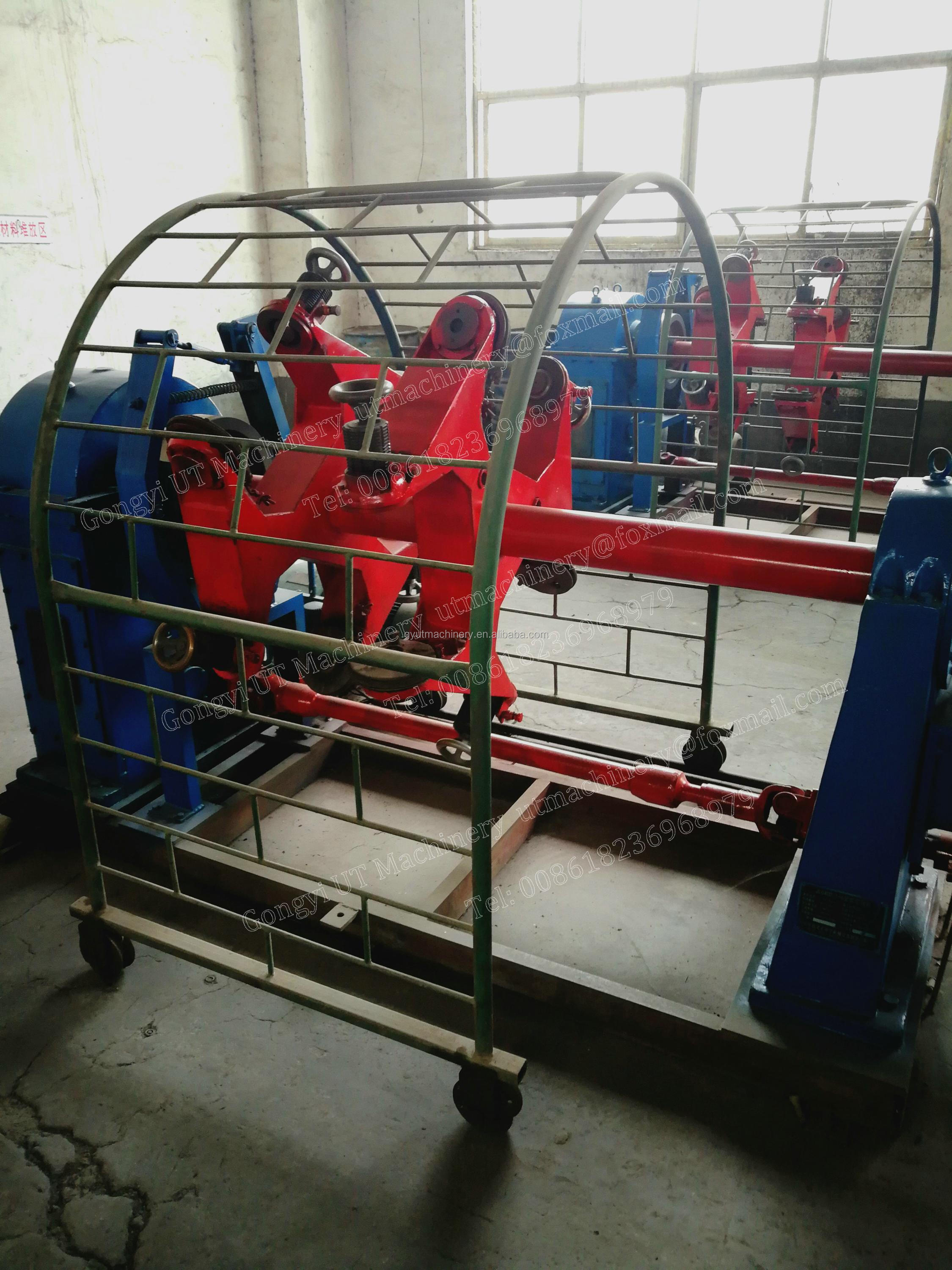 1250mm Reel Second Hand Drum Coil Stranding Machine for Taping Rotation RPM 174-387