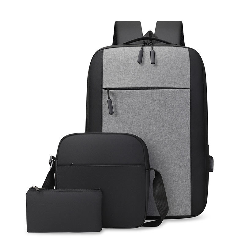 BSCI Backpack Sets 3 In 1 Fashion Oxford Three Piece Casual Backpack