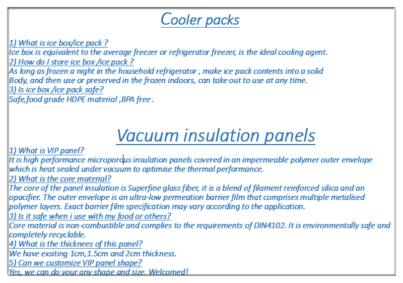 Factory price Cold Chain Transportation Insulated Box For Keeping -20 degrees 40 hours