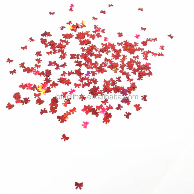OEM/ODM Yes.We Provide OEM Sequins Bow Tie Shaped Glitter with Excellent Nail Art Effect