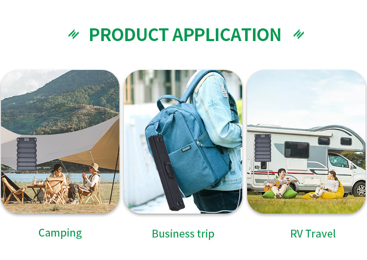 15W 6V/2.5A USB Low Power Monocrystalline Silicon Outdoor Charging Foldable Portable Solar Panel