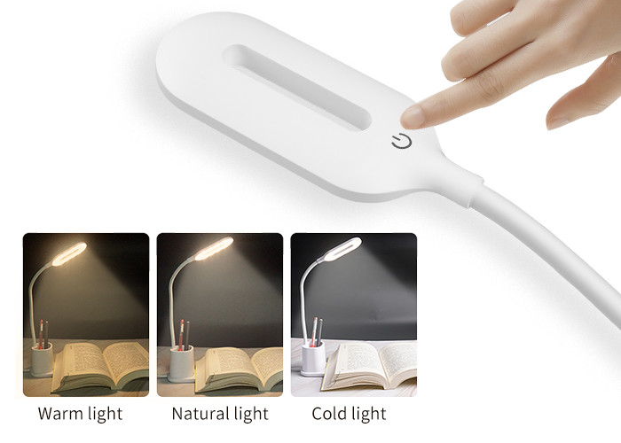 Touch Control FCC RoHS 10W QI Wireless Charging Pad with LED Desk Lamp
