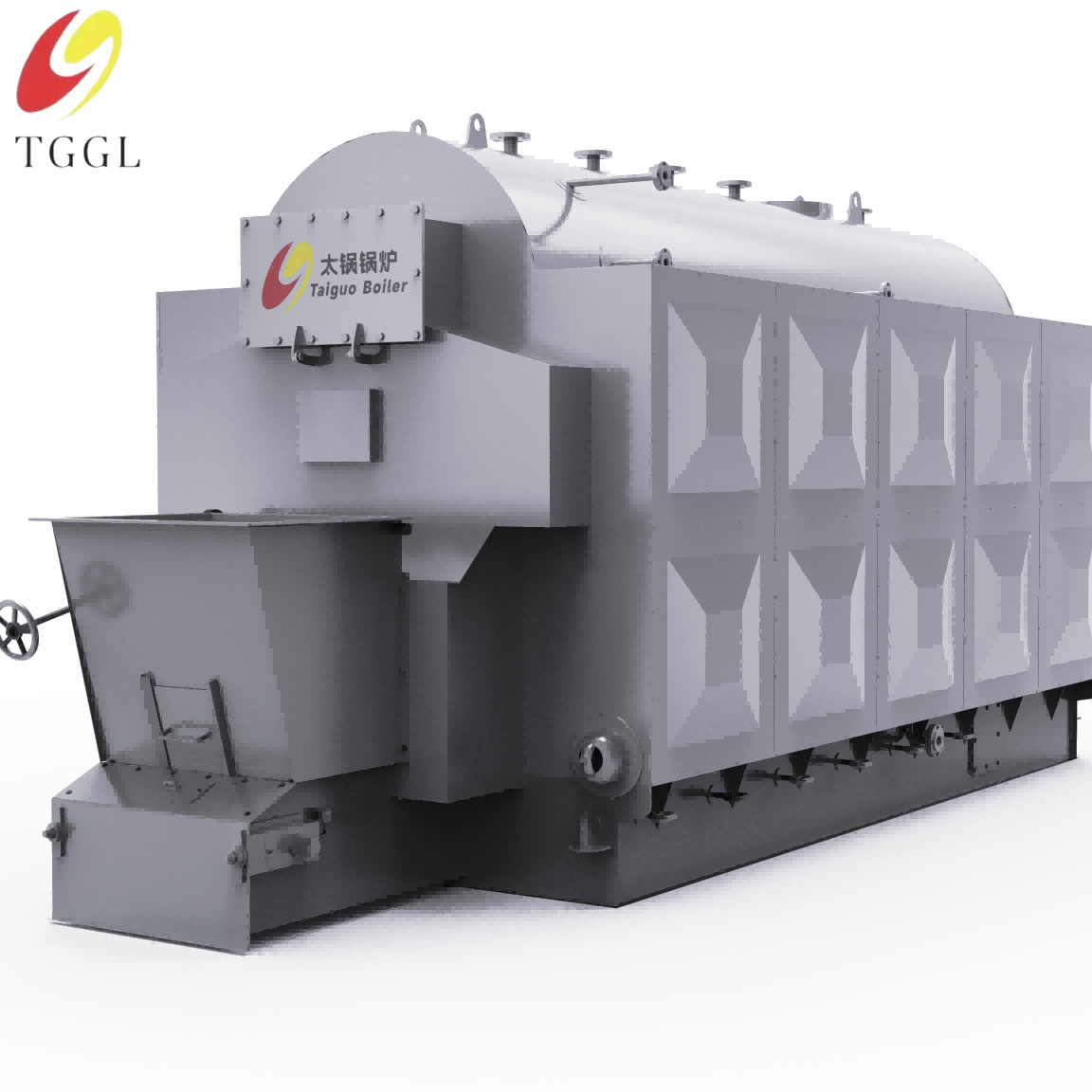 1t/h Coal Steam Boiler Chain Grate Industrial Equipment PLC Control System