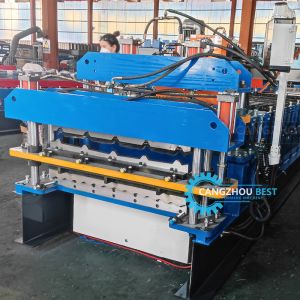 Delta PLC automatic Controlled Two Layer Roofing sheet Roll Forming Machine