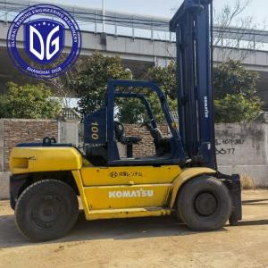 China 10t FD100 Used Komatsu Forklift With Strong Hydraulic Machine on sale