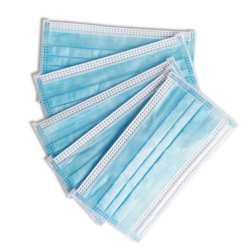 PP Non Woven Disposable Medical Mask / Dust Face Mask High Breathability