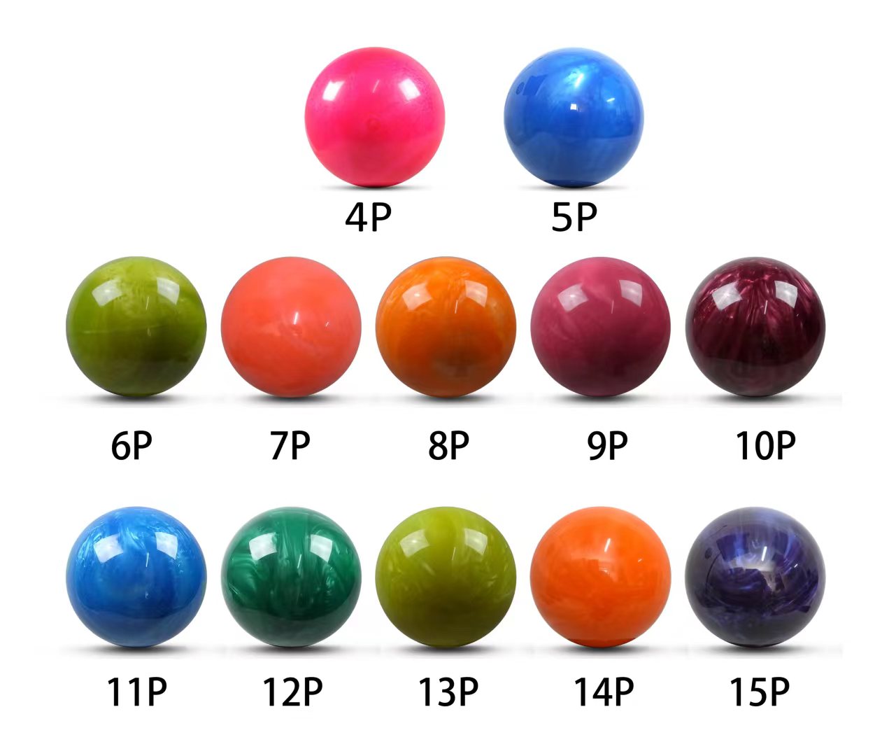 10-12 Ponds Female Bowling Ball with High Accuracy and Comfortable Grips