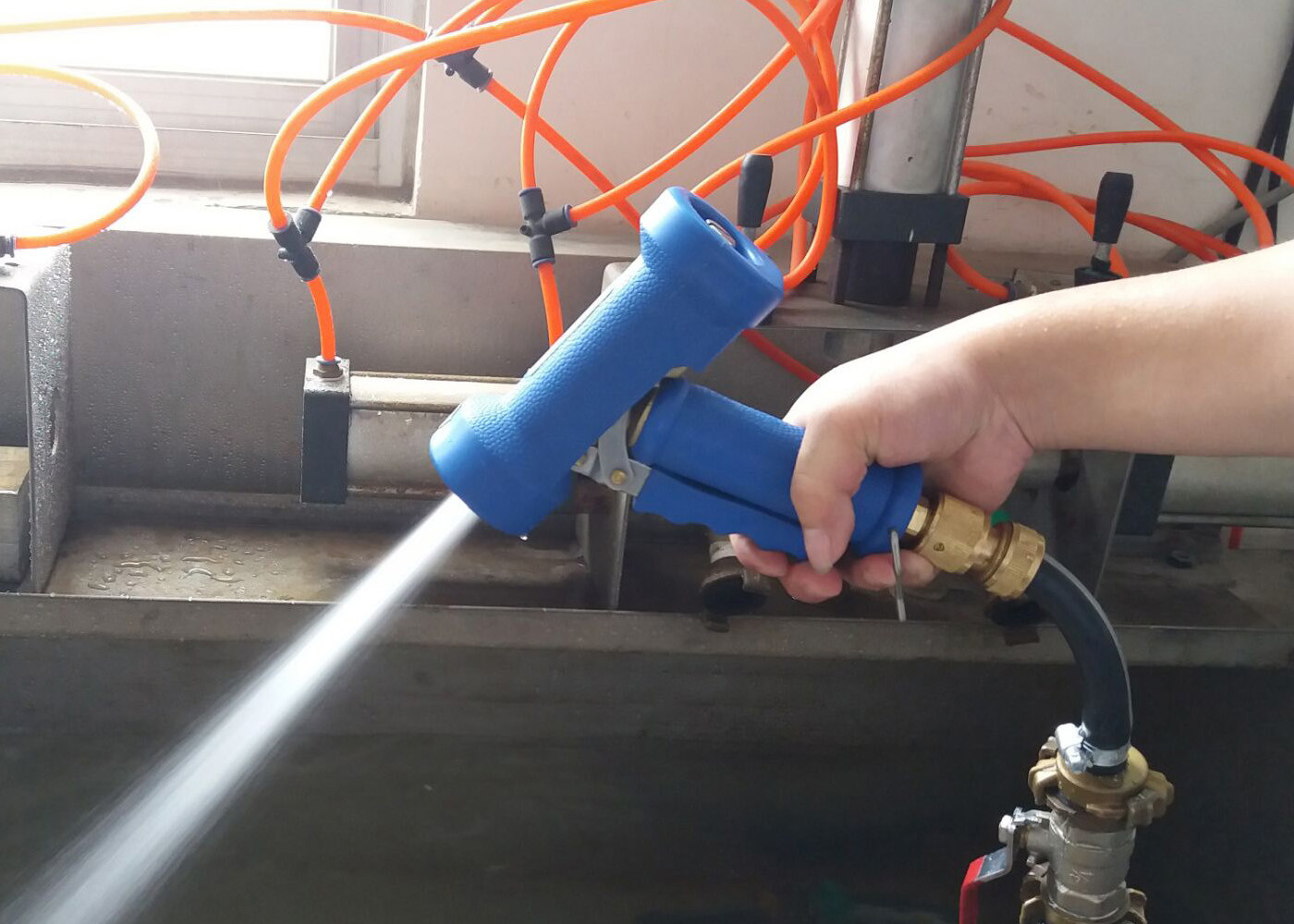 Stainless Steel 316 Industrial Washer Gun Hot Water Washing Wash Down Hose Cleaner