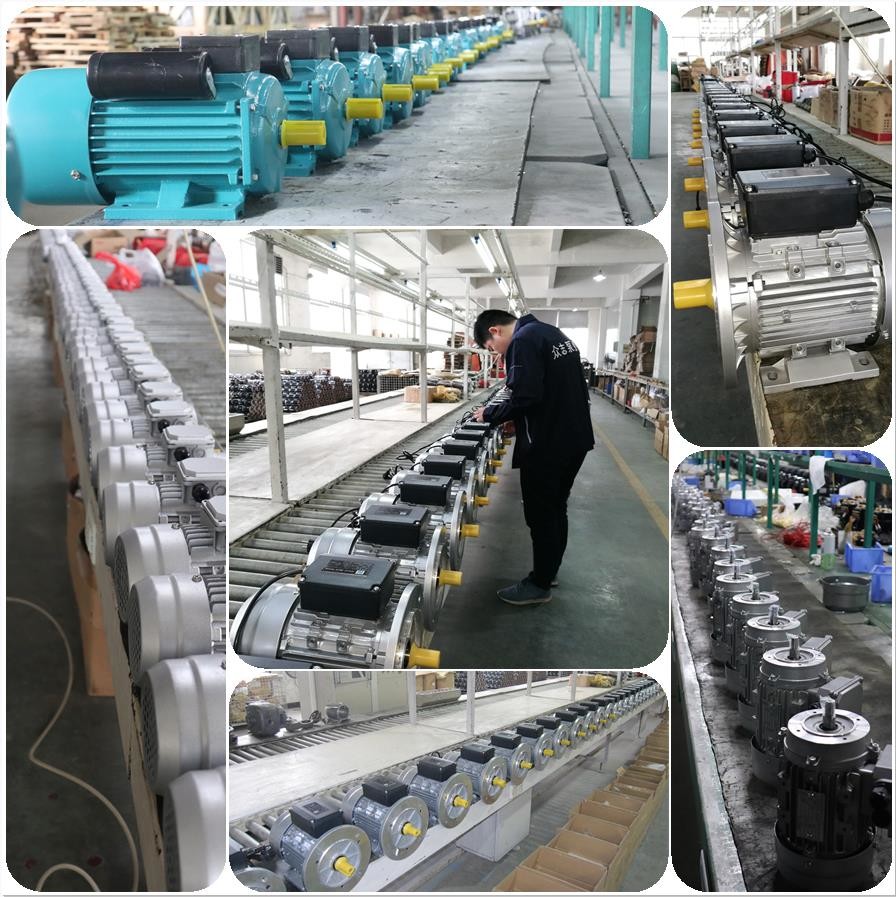 Single Phase 3 Hp Electrical Motor Hollow Shaft Portable For Car Washer