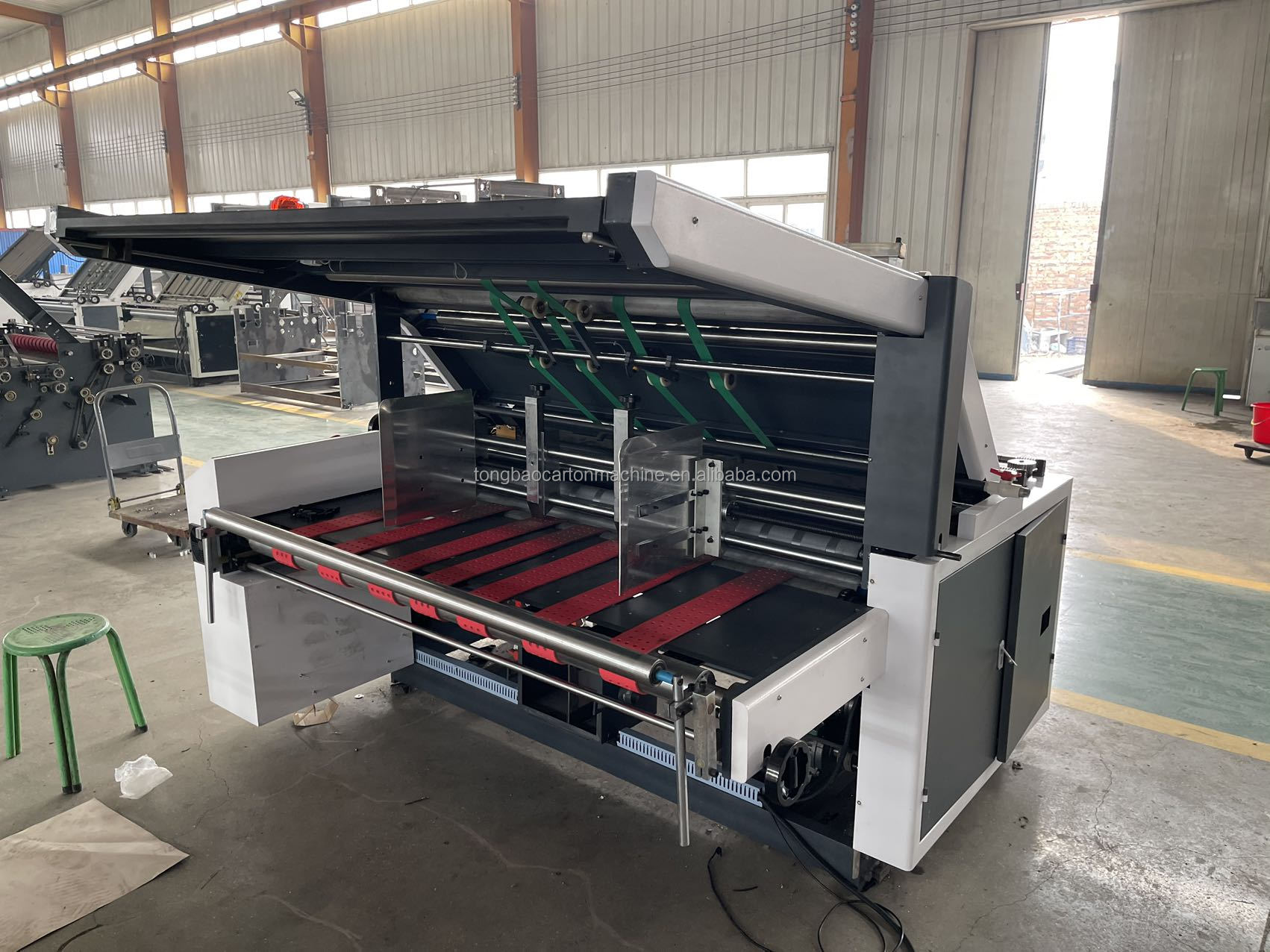350mm Servo Semi Automatic Flute Laminating Machine for Cardboard and Corrugated Paper
