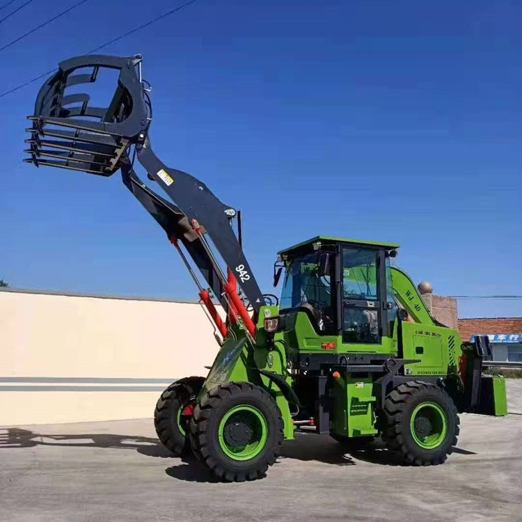 6.5ton Multifunction 4x4 Elite machinery backhoe loader with auger