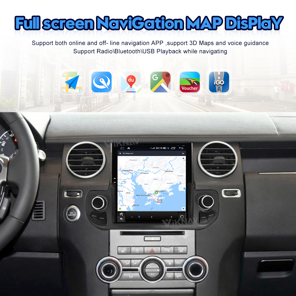 Viknav Car Radio For Land Rover Discovery 4 LR4 (2009-2016) 10.25inch Upgrade Wireless CarPlay Touch Screen Stereo Player