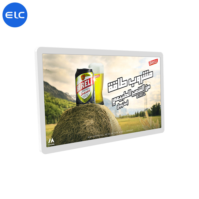 32 Inch RK3399 Wall Mounted Digital Signage Narrow Bezel Capacitive Touch Screen