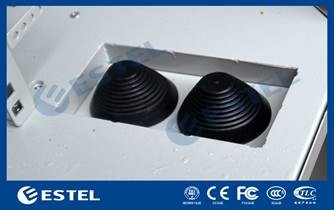 Two Bays Outdoor Telecom Cabinet Equipment Anti-Corrosion Powder Coating