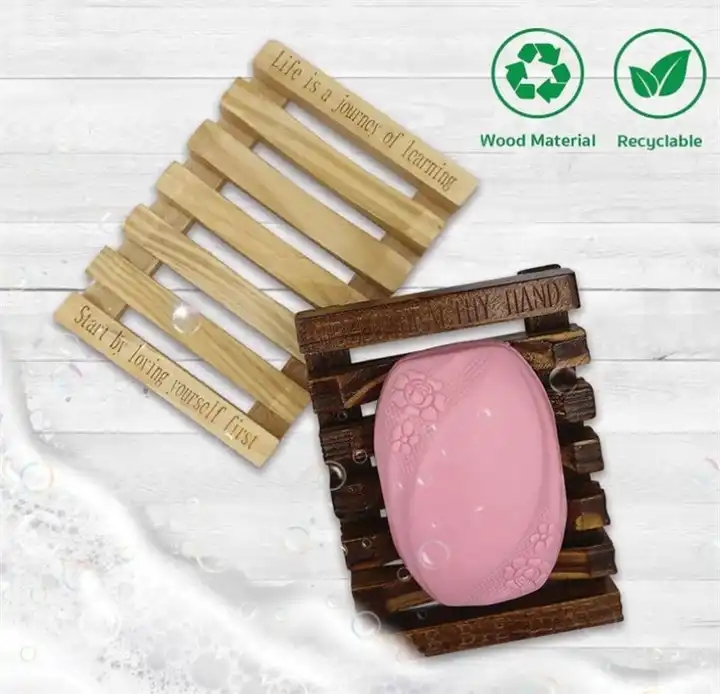 Wholesale wooden soap shelf home decoration new style soap dish decorative for bathroom