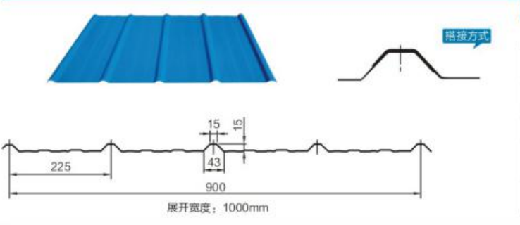 Modern Design DX51D Grade Zinc Corrugated Roofing Tile for Warehouse Container Roof